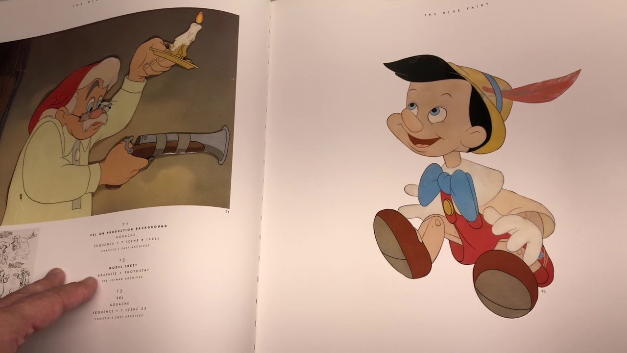 Disney's Pinocchio High End Book By Pierre Lambert Preview