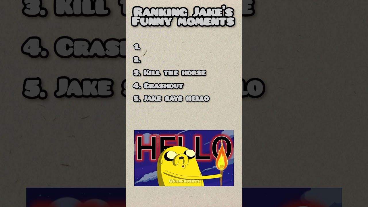 ranking Jake's funniest moments #ranking #youtubeshorts #funny #cartoon #adventuretime