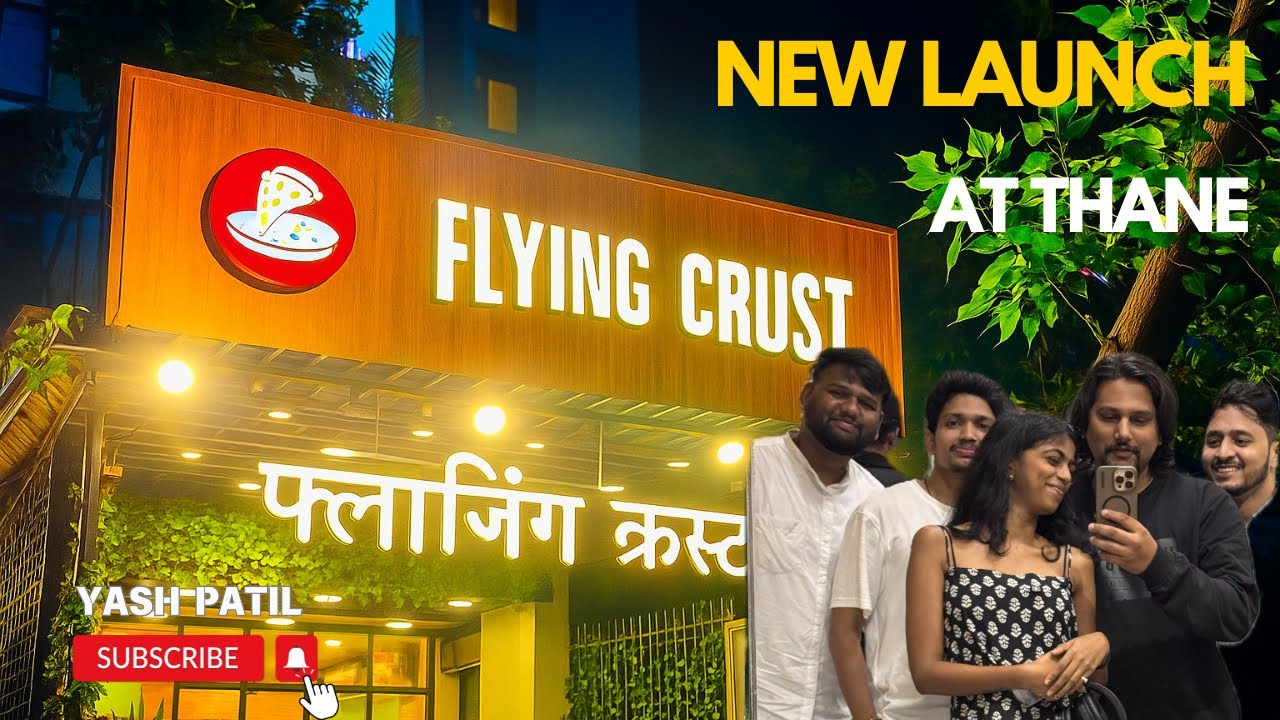 Sunday Evening at New Outlet of Flying Crust in Thane | Pizza & Ice-cream Party | Day46
