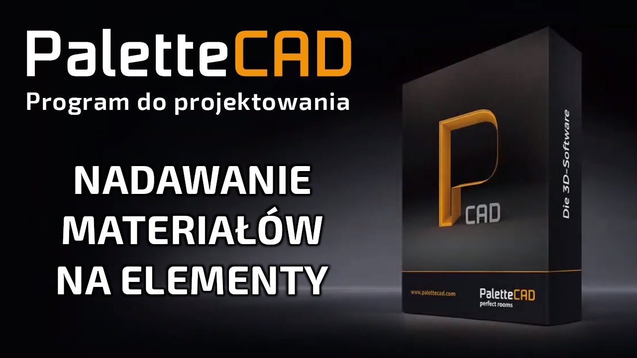 Nadawanie materiałów na elementy - PaletteCAD - Program do projektowania mebli