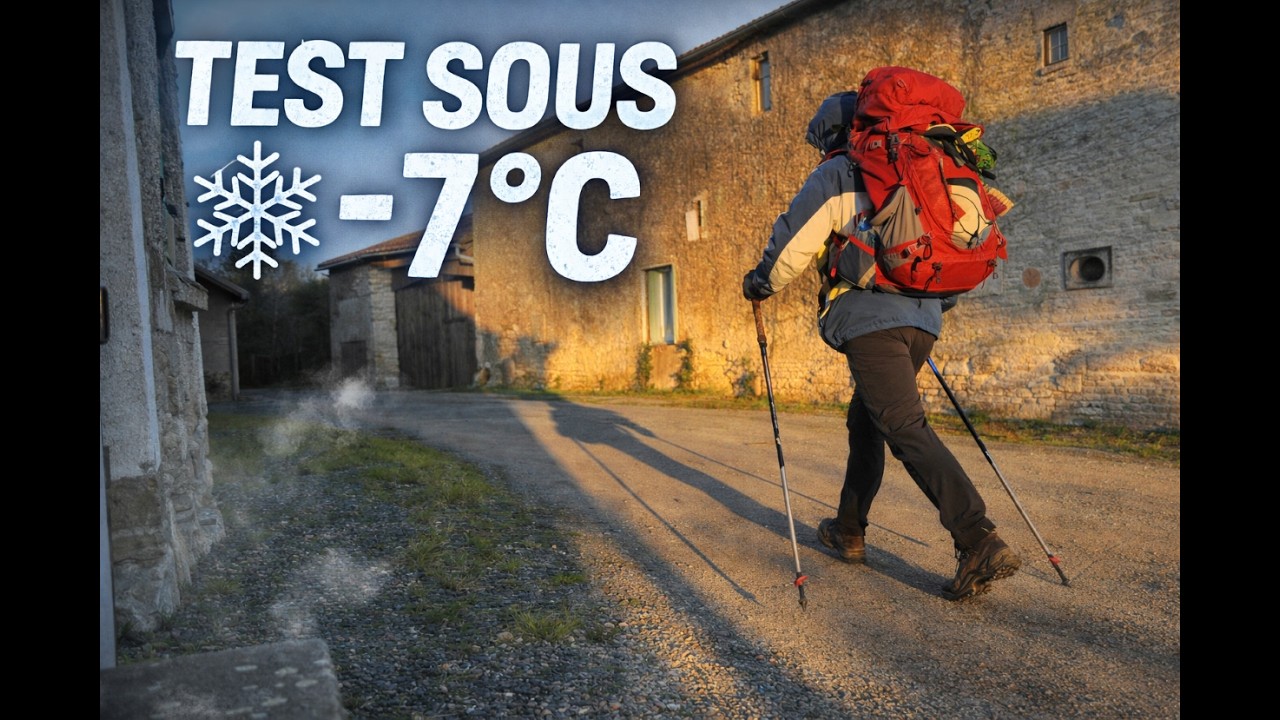 TEST DU MATOS SOUS -7°C | Nuit glaciale en forêt