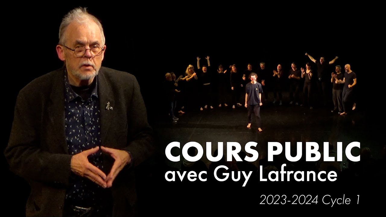 LES COURS PUBLICS  | 17 novembre 2023 avec Guy Lafrance (Version courte)