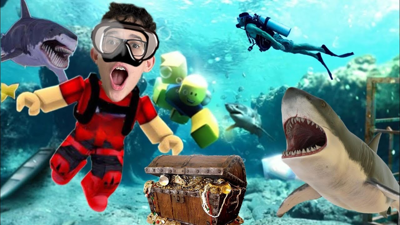 Roblox - Taking a Super Dive! Diving Simulator