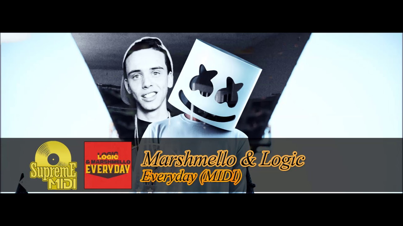 Marshmello & Logic - Everyday (FULL MIDI / PIANO)