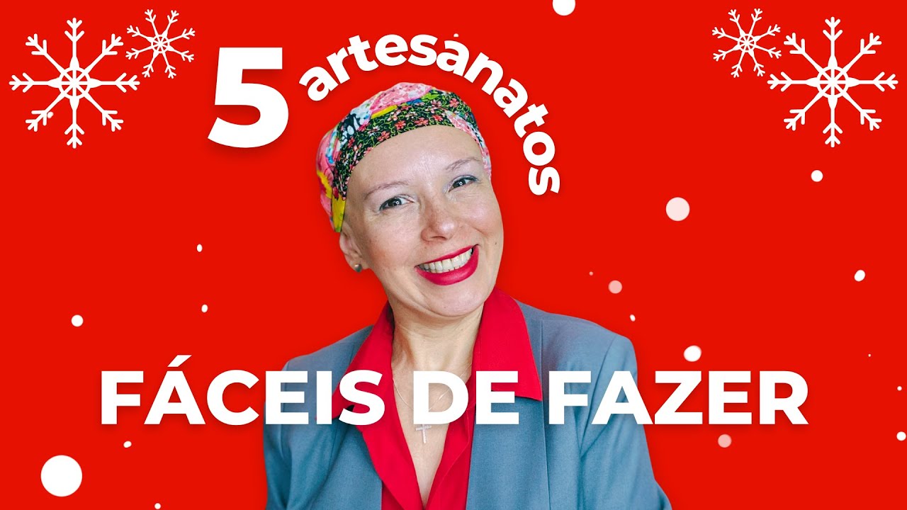 Fa&ccedil;a em Casa: 5 IDEIAS de ARTESANATOS para presentear no NATAL para voc&ecirc; fazer em casa