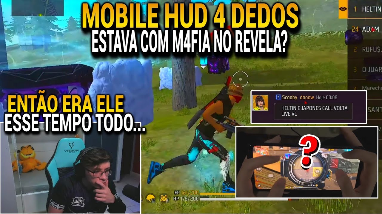 APELAPATO DESCOBRIU QUEM É O MOBILE HUD 4 DEDOS QUE IMPRESSINOU ELE COM SUA JOGABILIDADE, TRAPACEOU?