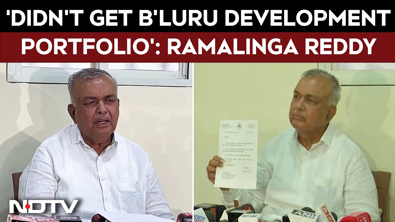 Ramalinga Reddy After Resignation: 'Promised Bengaluru Development Portfolio, Didn't Get It'