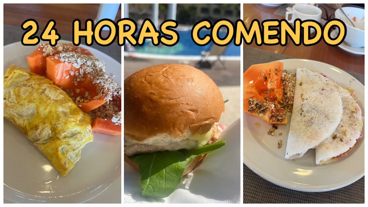 24 HORAS COMENDO TUDO QUE TEM NO RESORT ALL INCLUSIVE NA BAHIA. PRAIA DO FORTE