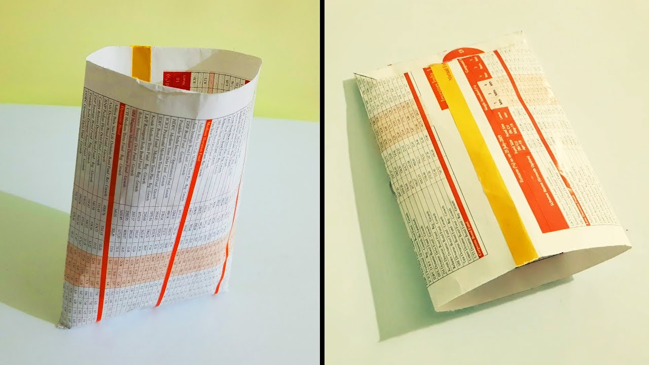 Easy Paper Bag | Origami Paper Bag | Medical Store Paper Bag