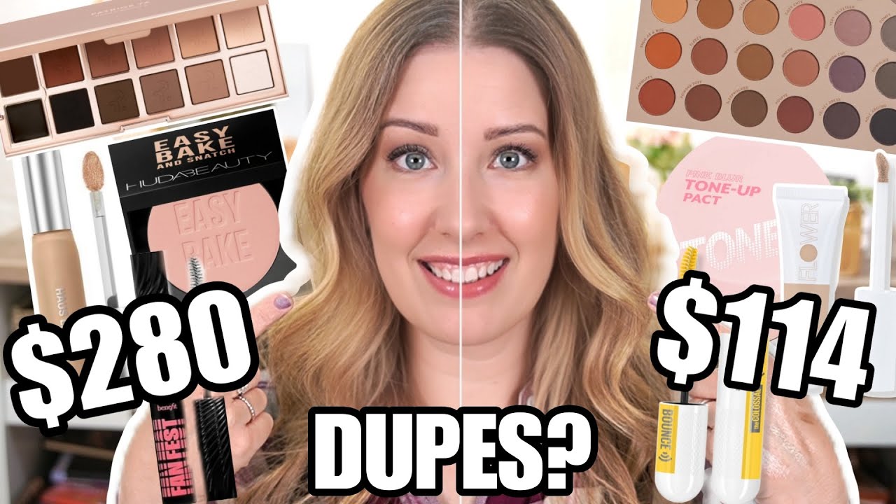 HIGH END vs. DRUGSTORE MAKEUP: The Result will SHOCK You!
