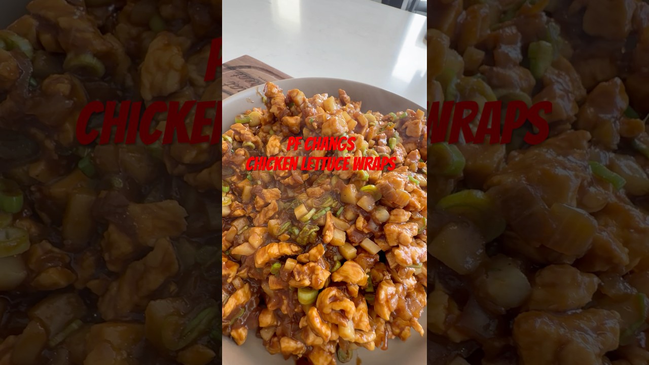 PF Changs Copycat Chicken Lettuce Wraps #oldscoolkevmo #copycat #lettucewraps #easyrecipe