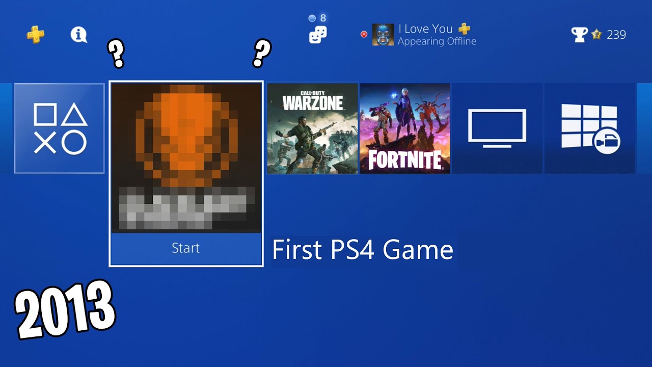 I Played The First Ever PS4 Game...