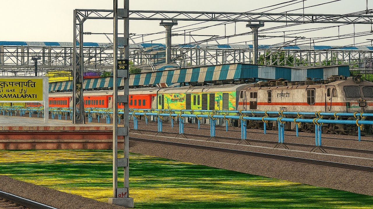 DEE-YPR DURONTO EXPRESS SMALL TRIP TO RANI KAMLAPATI. MSTS OPEN RAILS