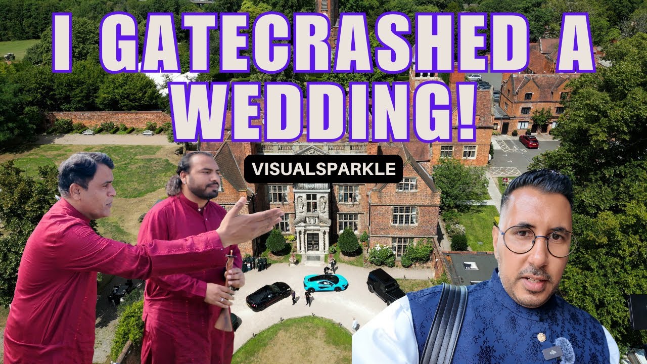 I gatecrashed a wedding!