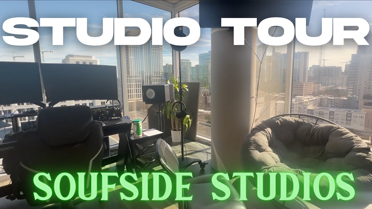 THIS STUDIO IS IN A HIGHRISE IN ATLANTA (Soufside Studios) | Studio Tour 2024