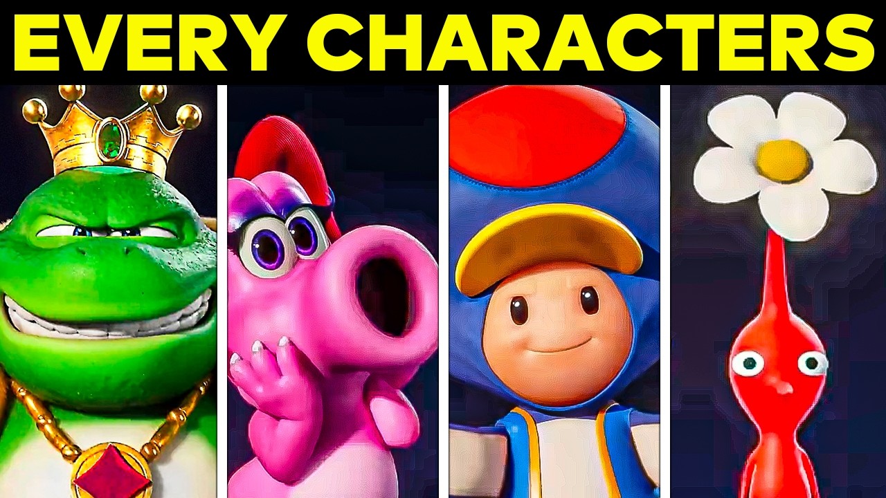ALL 80 CONFIRMED CHARACTERS in Super Mario Galaxy Movie!