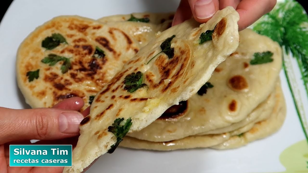 Disfruta de un PAN SIN HORNO en Sart&eacute;n con la Receta del Pan Hind&uacute; Naan de Silvana Tim