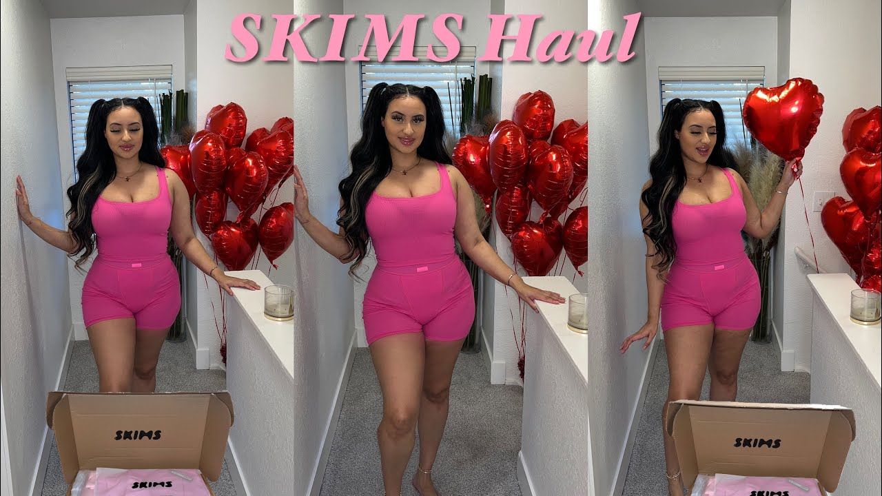 $500 SKIMS Valentines Day Try-On Haul