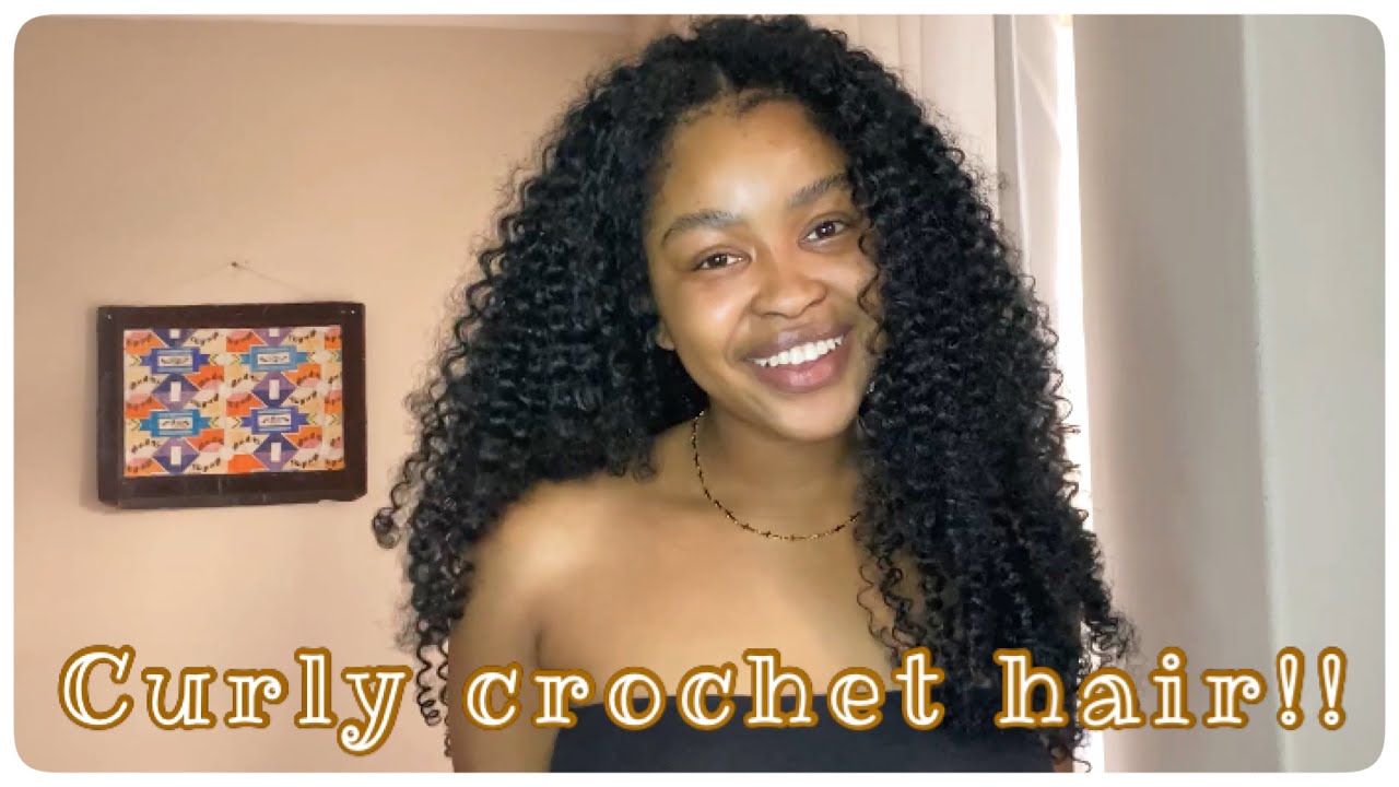 Natural looking, NO leave-out Crochet curly hair | Mihlali Manqoyi