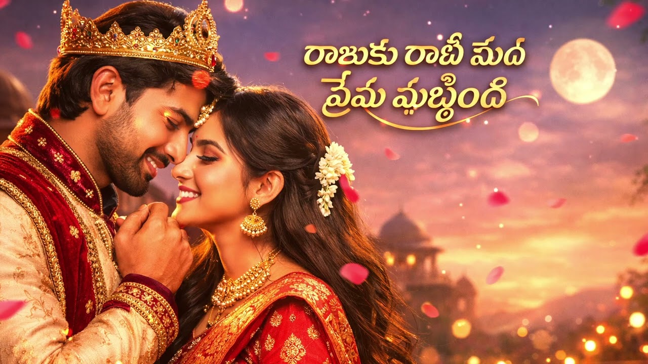 రాజుకు రాణి మీద ప్రేమ పుట్టింది | Romantic Love Song Telugu | Raja Rani Love Melody