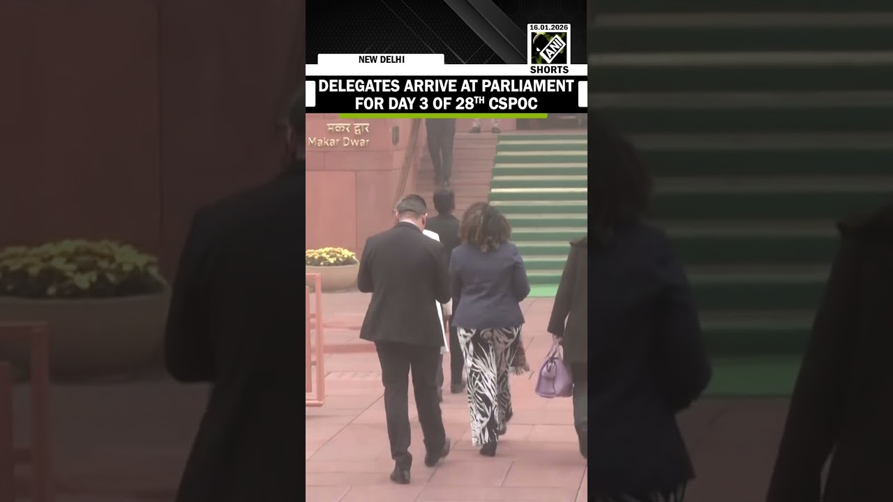 Day 3 of 28th CSPOC: Delegation arrives at Indian Parliament for key discussions