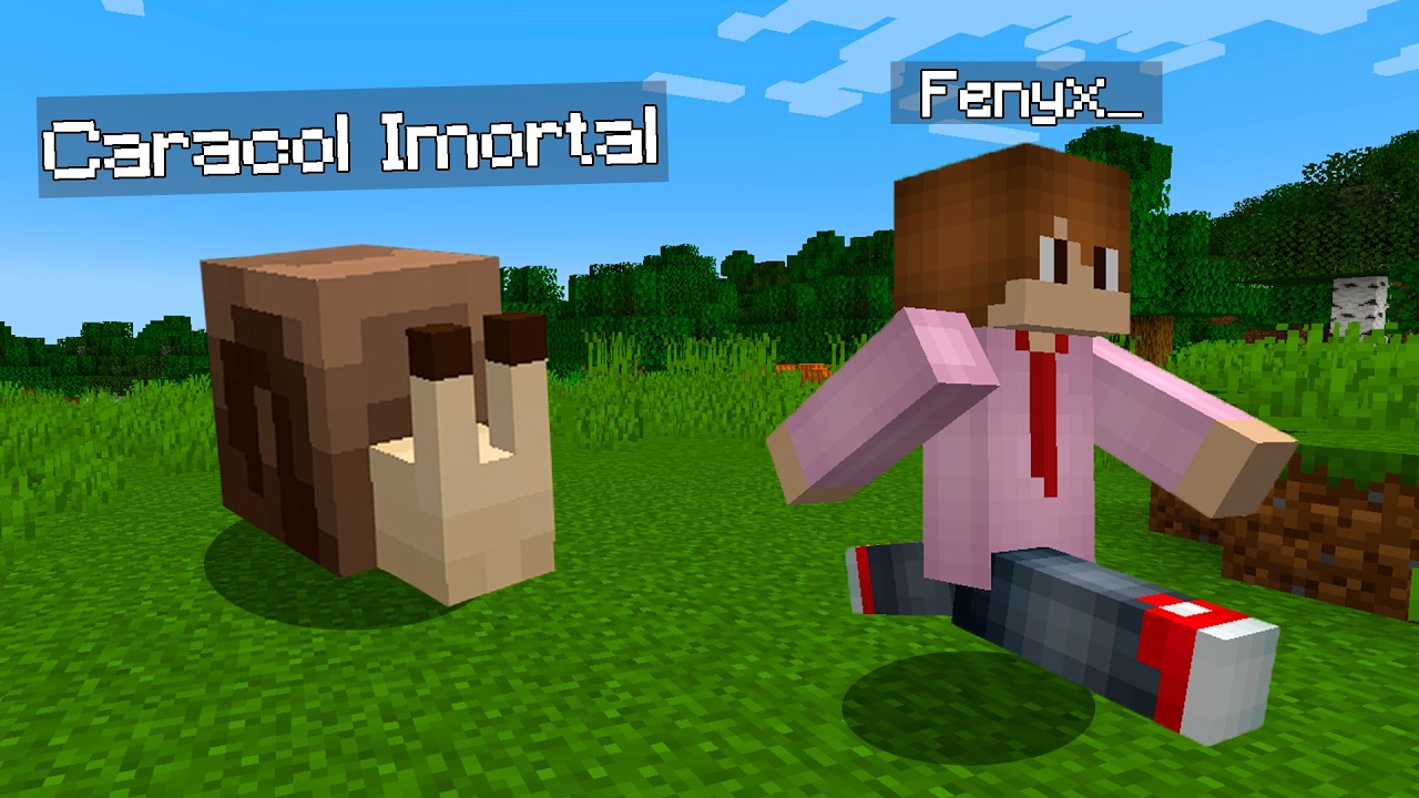 esse CARACOL IMORTAL me PERSEGUE no MINECRAFT (insuportavel...)