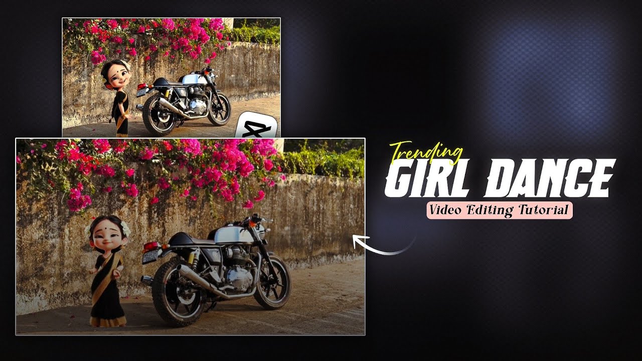 Instagram Trending Bike Doll Dancing Video Editing | Doll Bike Dance Reels Editing In Capcut