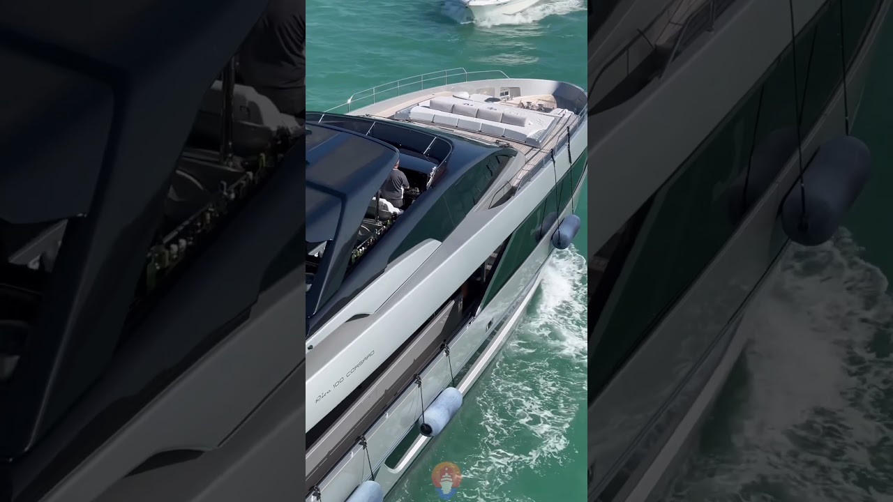 Th Iron Gryphon is back! 100ft Riva Corsaro #yachtdealnow