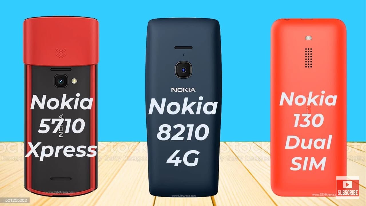 Nokia 5710 Xpress Audio VS Nokia 8210 4G  VS Nokia 130 Dual SIM