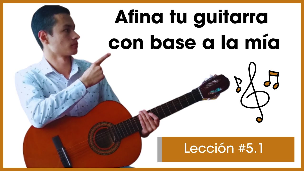 5⃣ Como AFINAR LA GUITARRA CON 1 guitarra ya afinada de referencia// facil