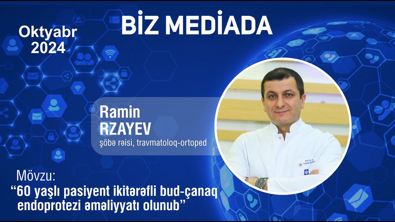 60 yaşlı pasiyent ikitərəfli bud-çanaq endoprotezi əməliyyatı olunub