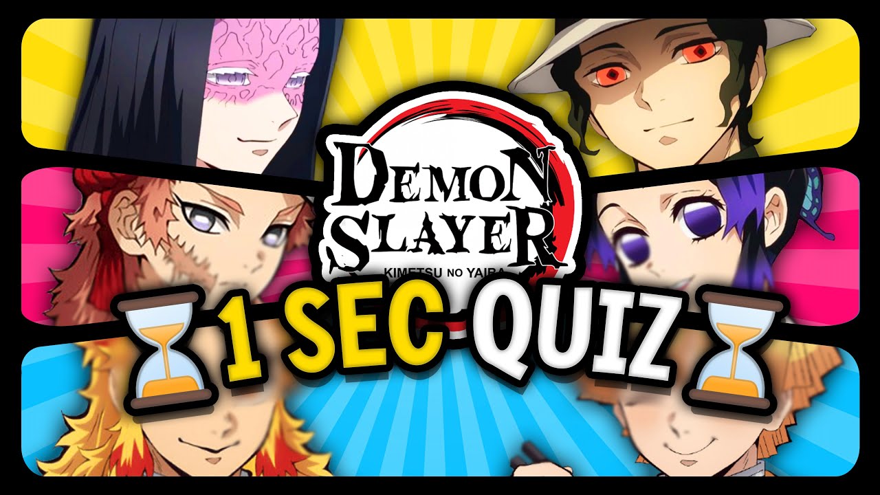 1 SECOND Demon Slayer CHARACTERS Quiz ⏳🤔 | Anime Quiz