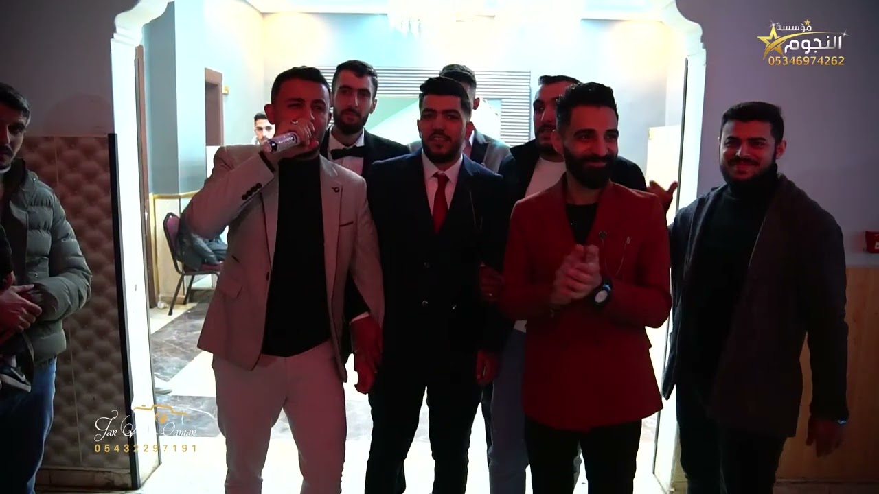 افراح بيت الحلبي اهالي مارع حفل زفاف العريس أحمد ابو كفاح أحيا الحفل الفنانين حسن خضر وحسين زوري ج4