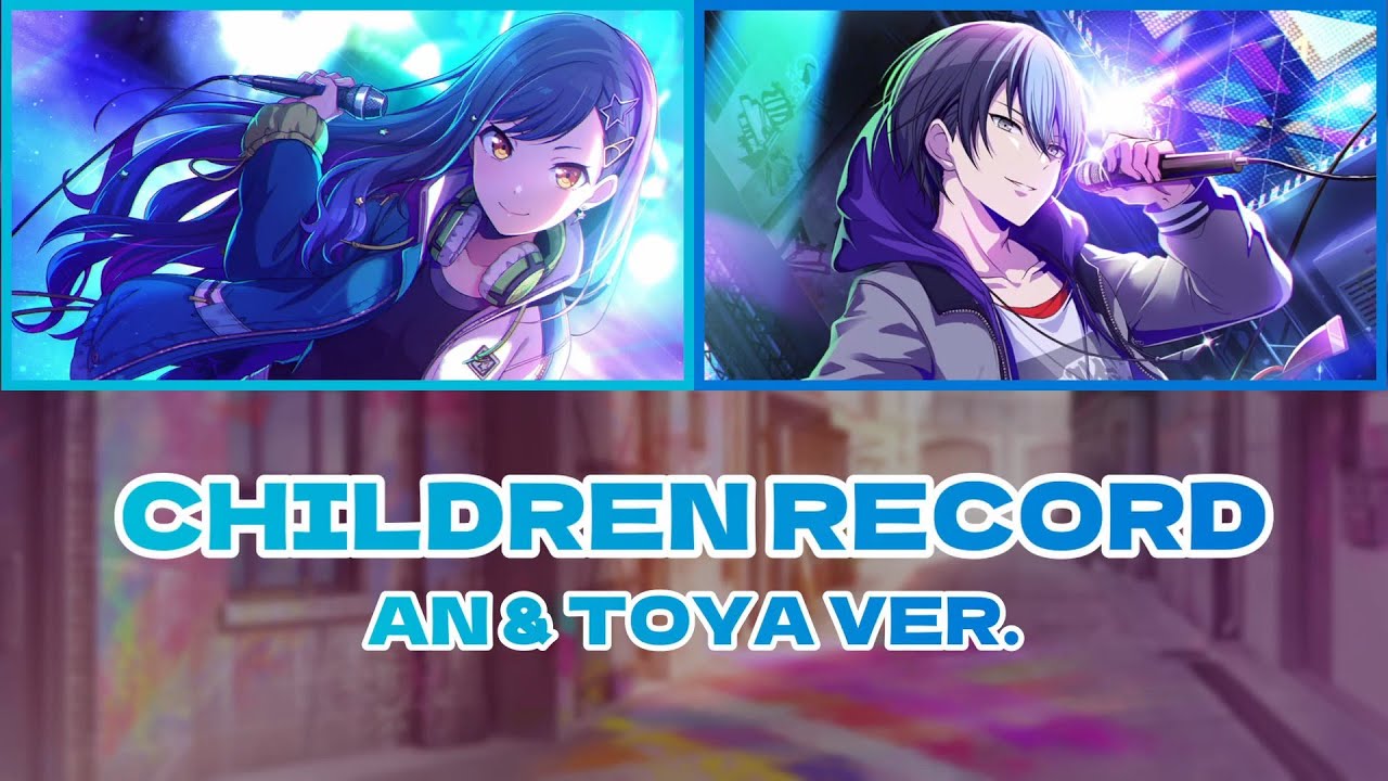 [Project Sekai] Children Record - An & Toya Ver. (Color-Coded Lyrics) [ENG/ROM/KAN]