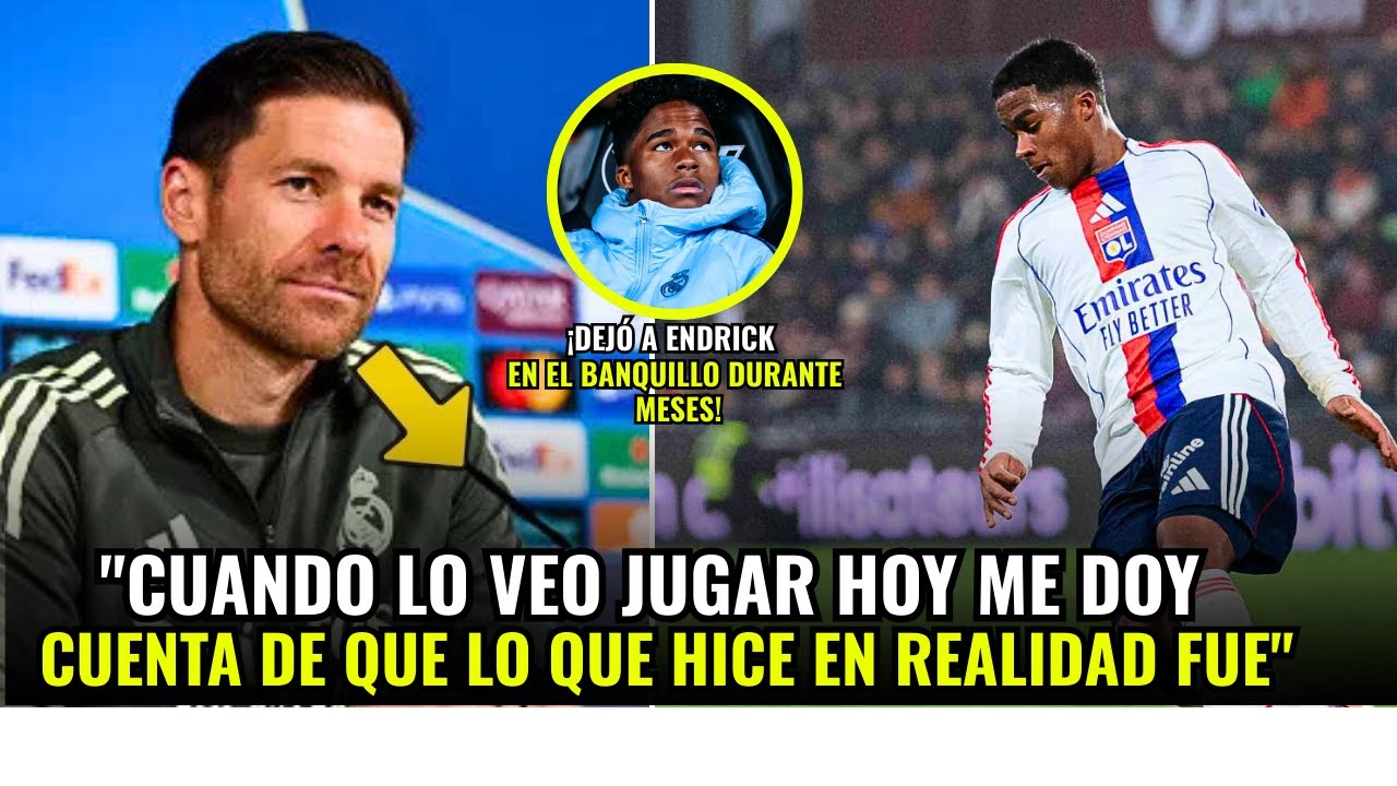 🚨¡GUAU! ¡MIRA EL COMUNICADO DE ARREPENTIMIENTO DE XABI ALONSO TRAS EL REGRESO DE ENDRICK AL R MADRID