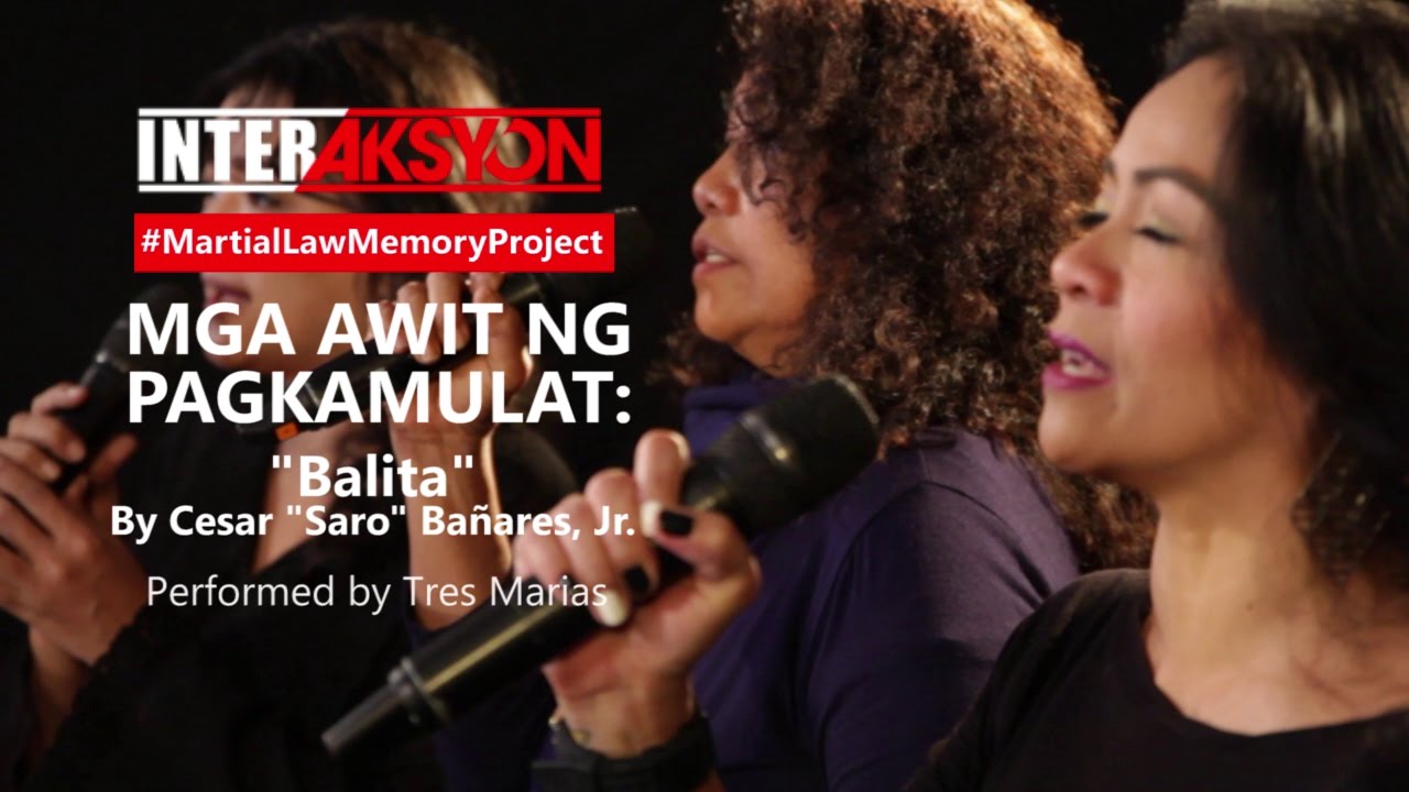 Mga Awit ng Pagkamulat: Balita by Cesar Bañares Jr.