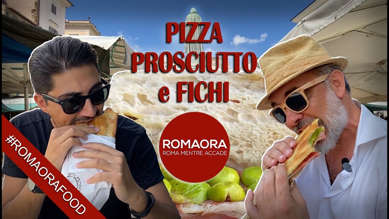 PIZZA, PROSCIUTTO e FICHI -fai da te- a Campo de' Fiori