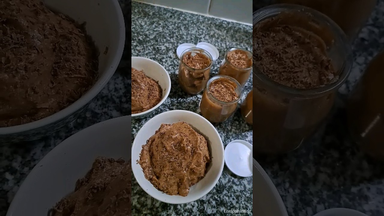 &Eacute; maravilhoso e super f&aacute;cil esse Mousse de Chocolate 😱😍 | com a Moulinex i-Companion Touch