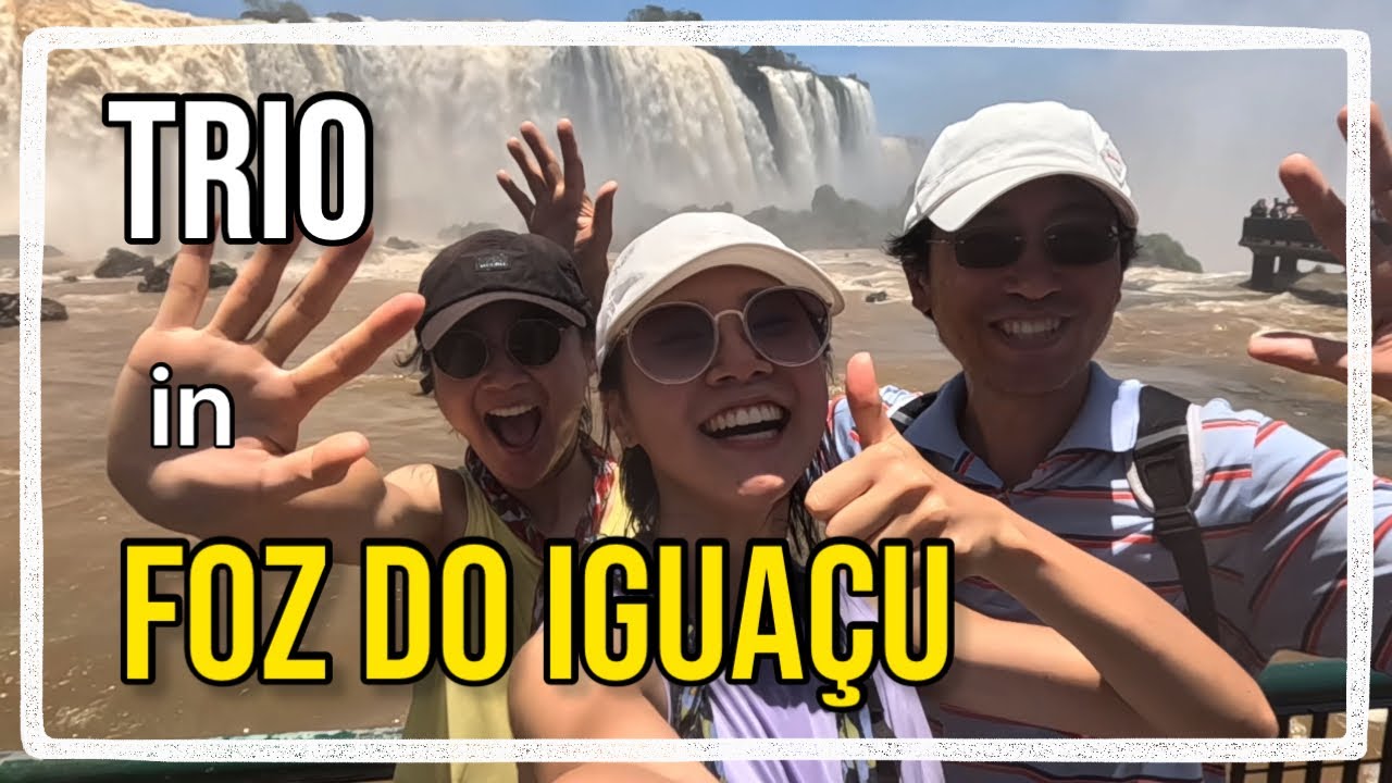 #38 [세계여행 🇧🇷편] 보트 투어 없이도 흠뻑 젖는 브라질 이과수 폭포 Trio soaked without a boat tour at Brazil Iguaçu falls💧💧💧