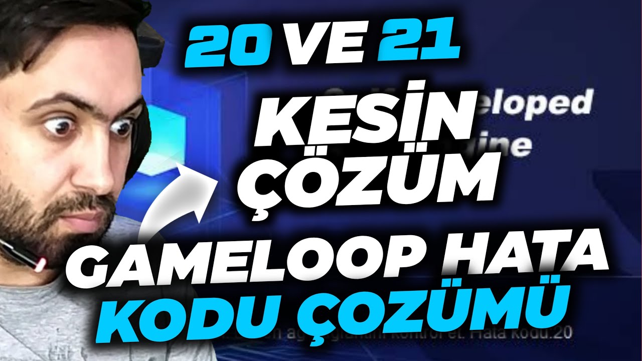 GAMELOOP HATA KODU 20 VE 21 KESİN &Ccedil;&Ouml;Z&Uuml;M !! How to fix Gameloop  