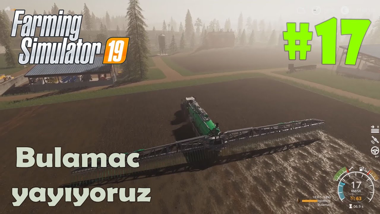 Tarlalarımızı bulamaç ile gübreliyoruz I spreadiing slurry I GOLDCREST VALLEY I FS 19 I #17 I