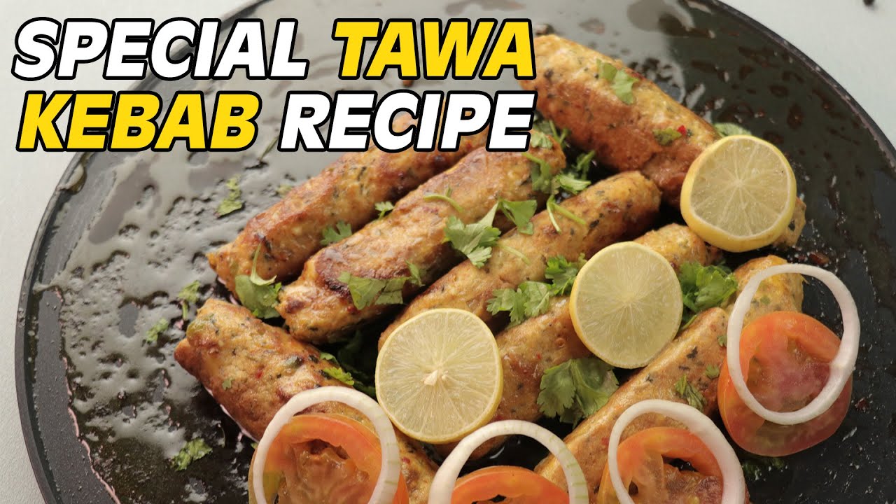Chicken Seekh Kabab | Tawa Kabab Recipe By SooperChef