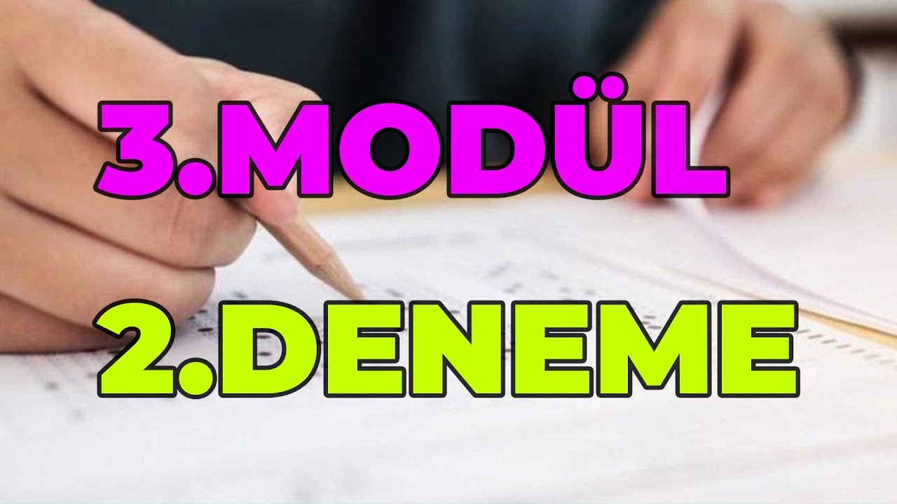 3.MODÜL 2.DENEME/ÖZEL EĞİTİM VE REHBERLİK
