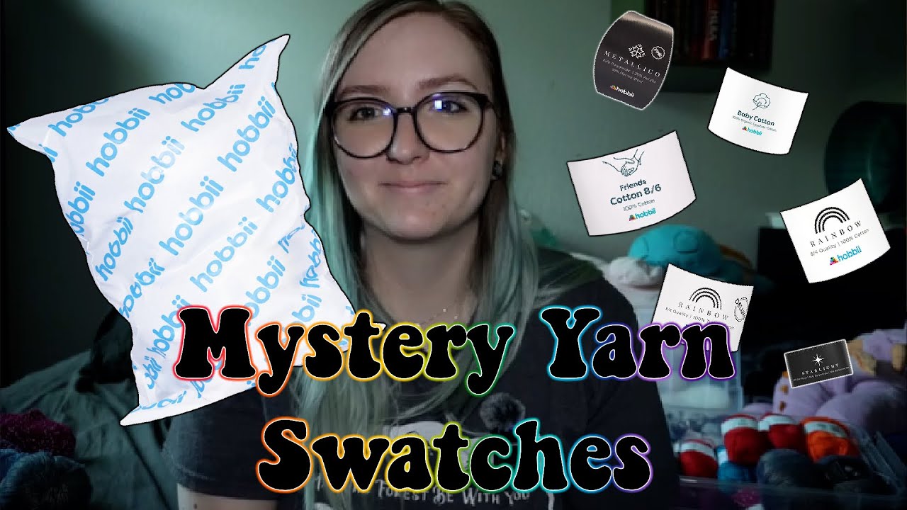 Hobbii Mystery Yarn Swatches | Trying Out New Yarns