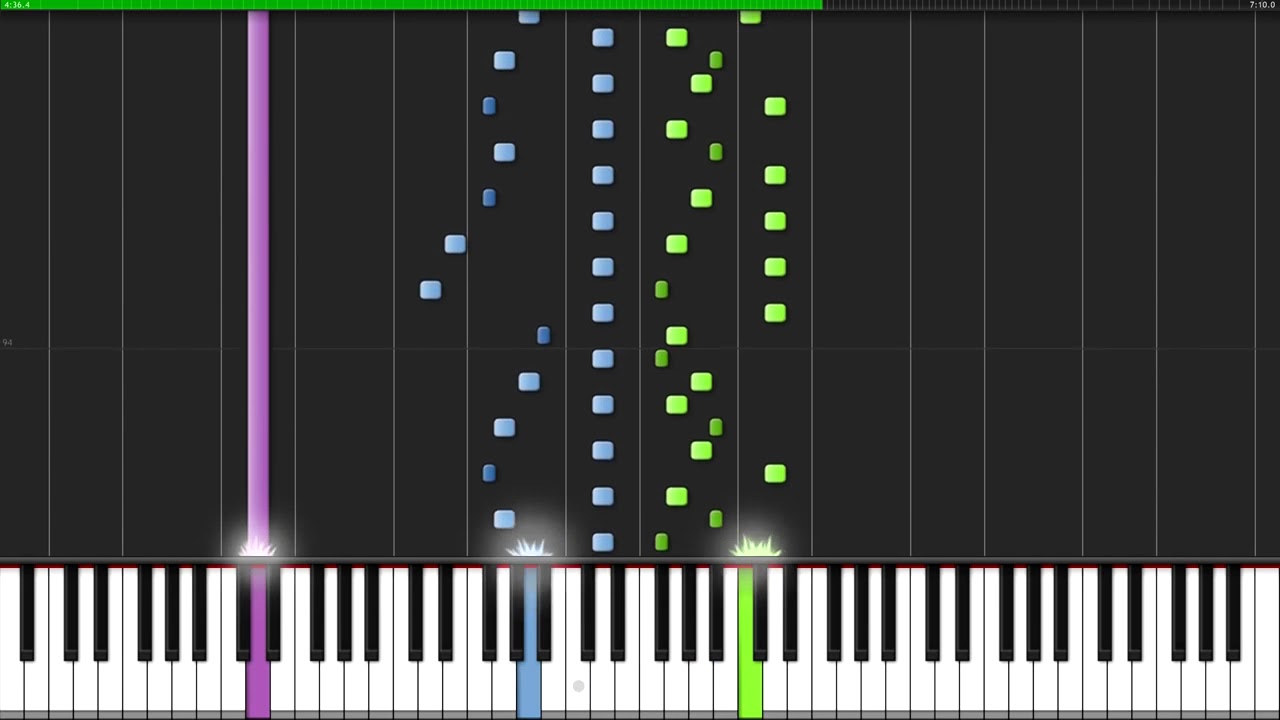 Toccata and Fugue in D minor   Johann Sebastian Bach Organ Tutorial Synthesia