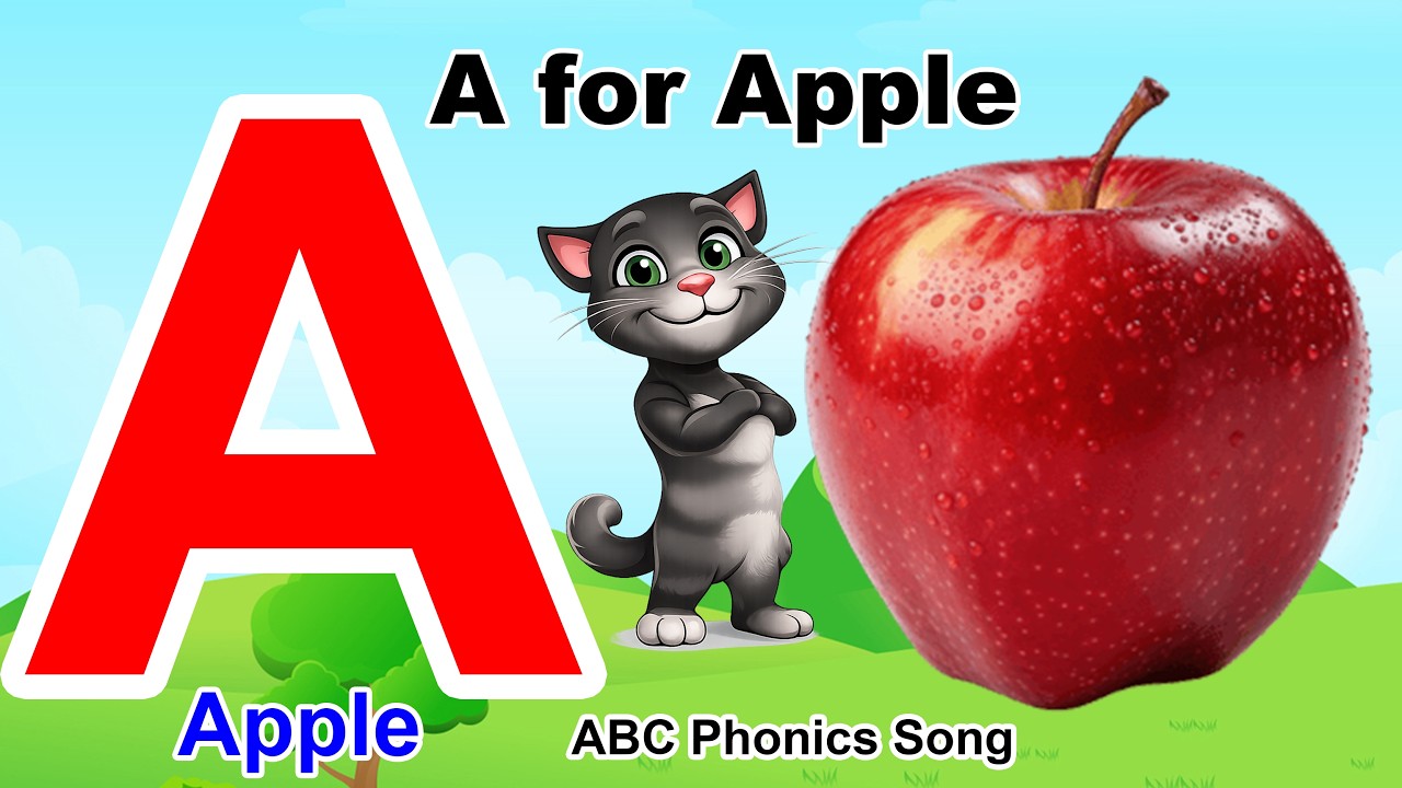 A for Apple, B for Ball | Phonics Song Alphabets | Aalphabets A to Z | ए फॉर एप्पल