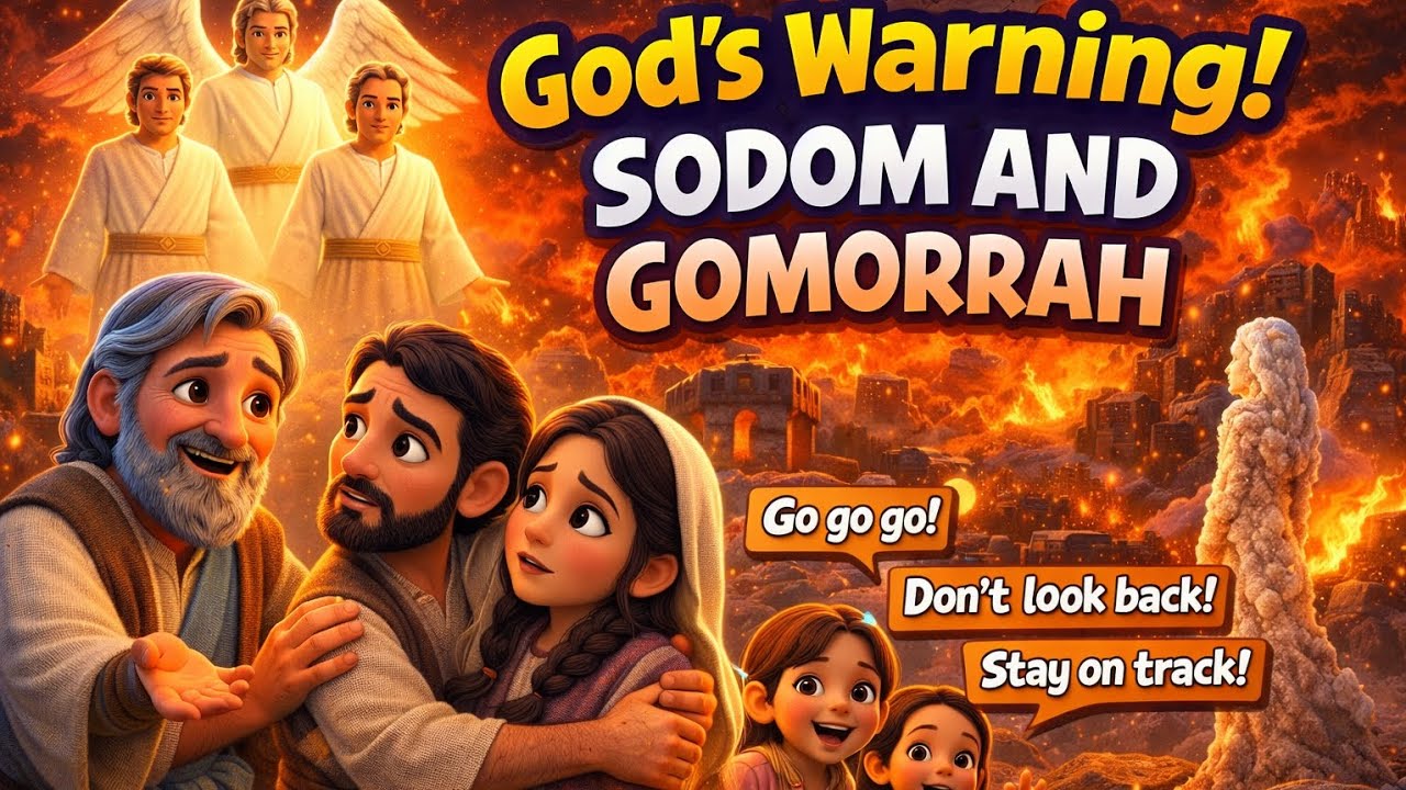 Sodom and Gomorrah | Lot’s Wife Turned to Salt | Christian Song for Kids (Genesis 18–19)