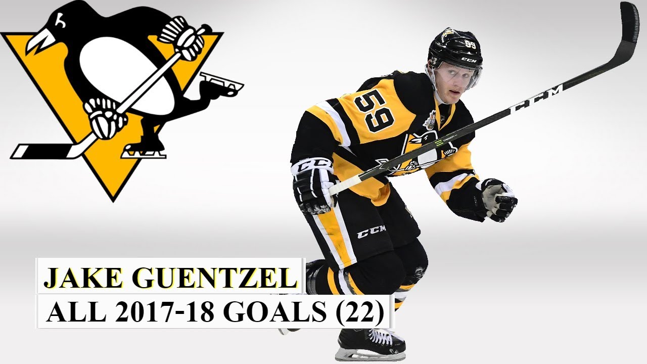 Jake Guentzel (#59) All 22 Goals of the 2017-18 NHL Season
