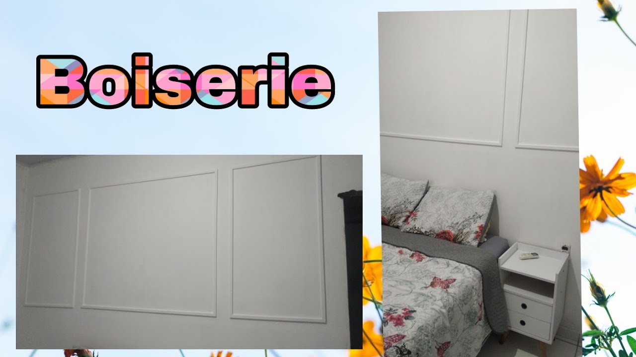 Como fazer um boiserie usando canaleta muito fácil