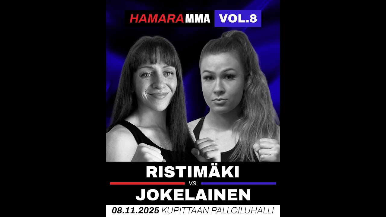 Eili Ristimäki vs Aurora Jokelainen. Hamara MMA Vol.8, 8.11.2025. IMMAF Full Fight